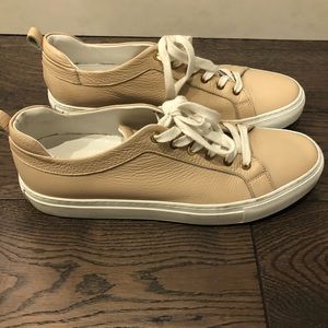 M. Gemi blush leather sneakers